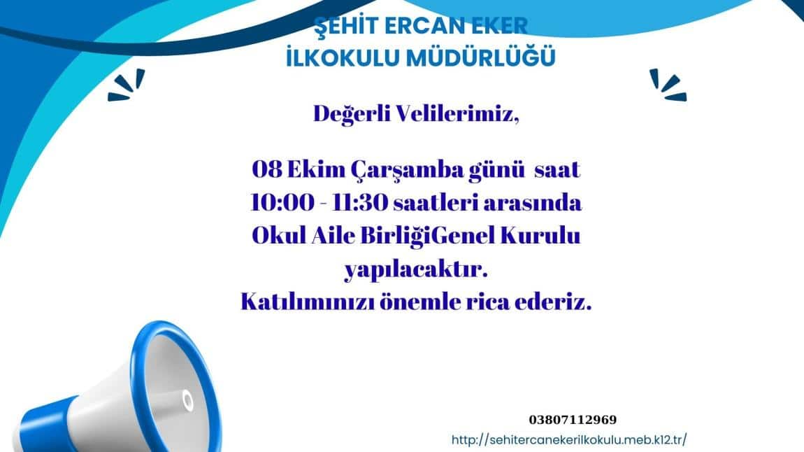 OKUL AİLE  Birliği GENEL KURULU